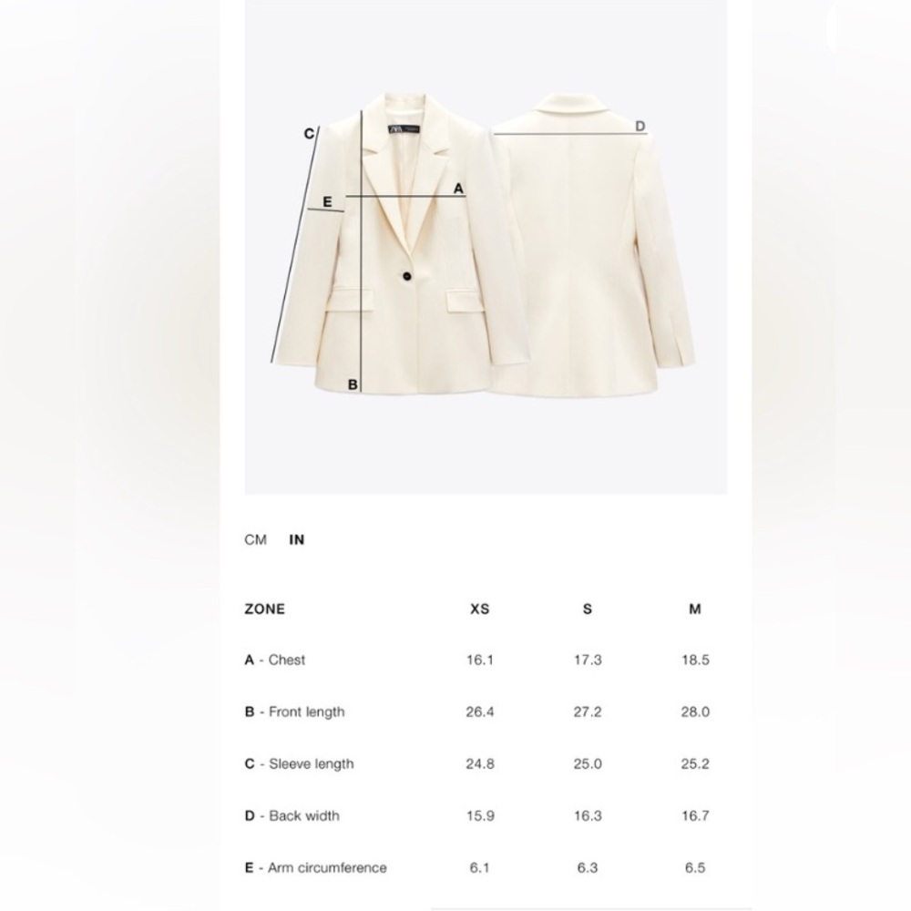Blogger’s Favorite Zara Gold Women's Blazer with nipped waist - Picture 6 of 6